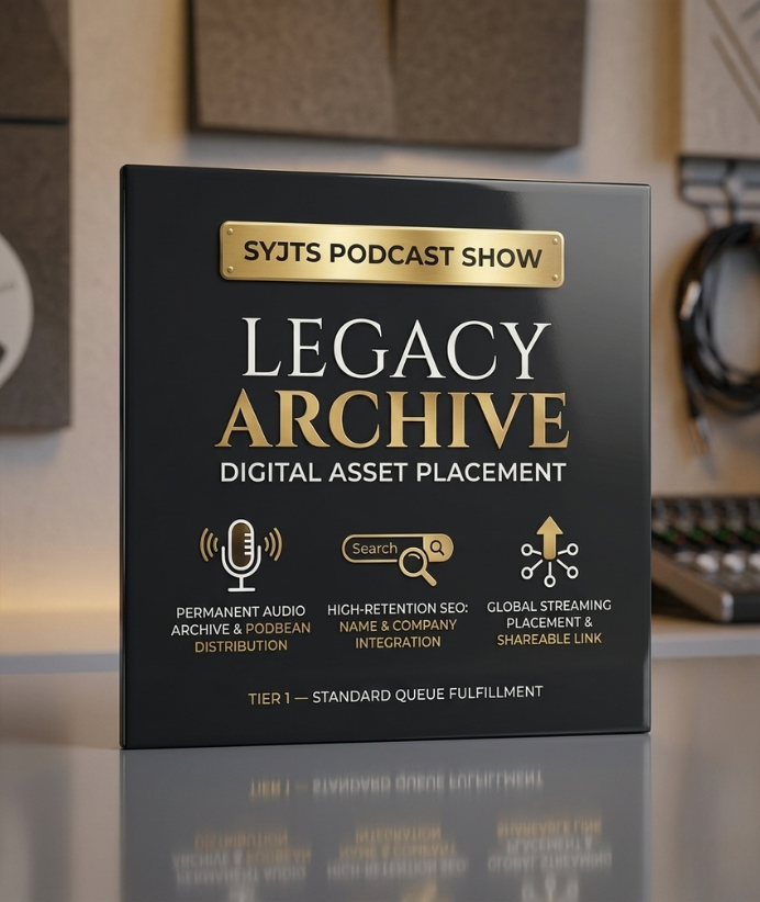 Legacy Archive Media Placement Level on SYJTS Podcast Show
